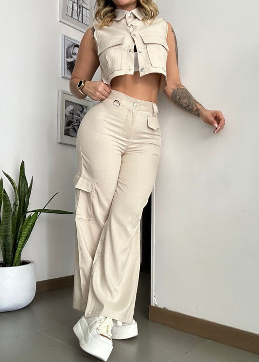 Conjunto o set  pantalón y chaleco